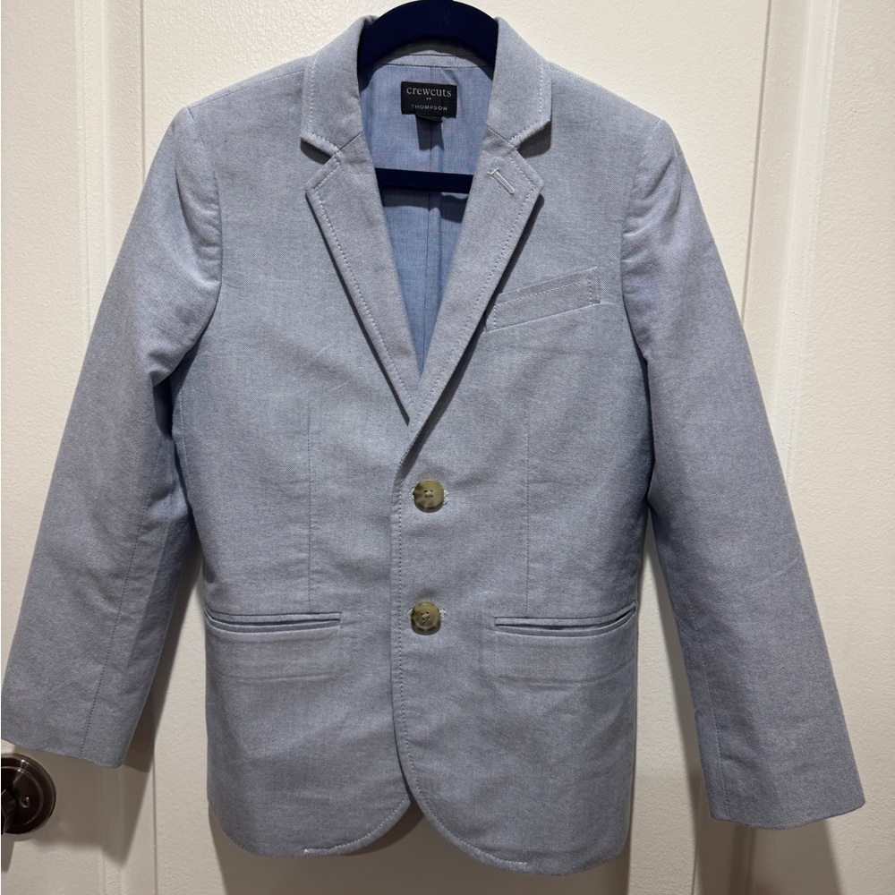 Crewcuts Thompson Oxford Blue Blazer and Pants Size 6/7 Boys